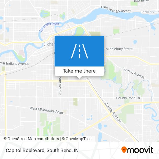 Mapa de Capitol Boulevard