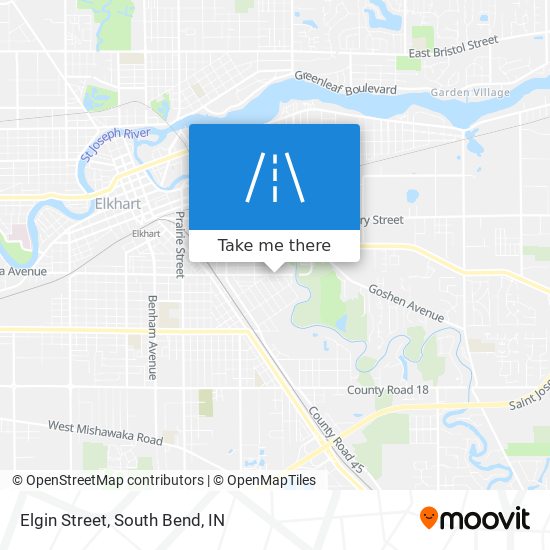 Mapa de Elgin Street