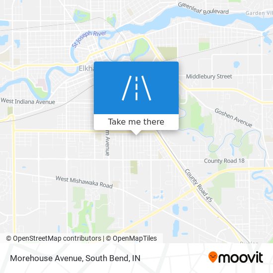 Mapa de Morehouse Avenue