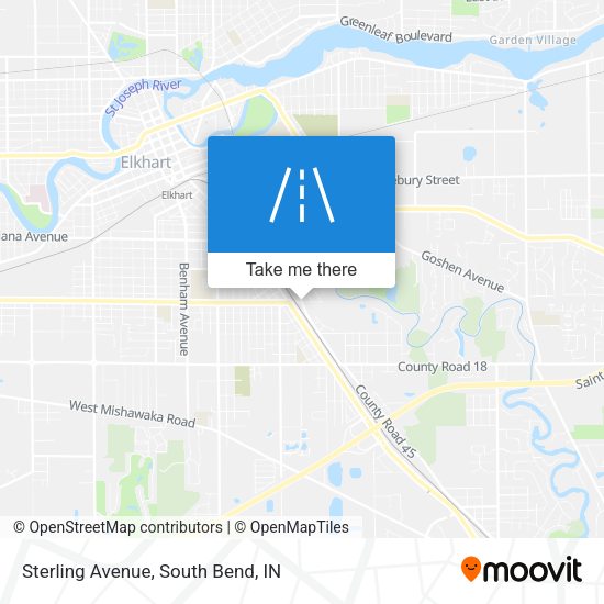 Sterling Avenue map