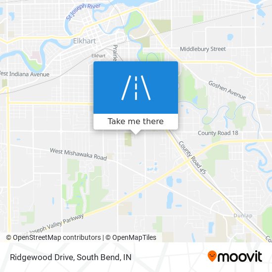 Mapa de Ridgewood Drive