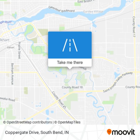 Coppergate Drive map