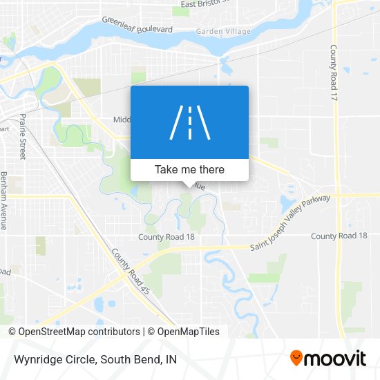 Mapa de Wynridge Circle