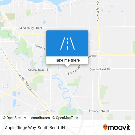 Apple Ridge Way map