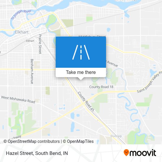 Mapa de Hazel Street