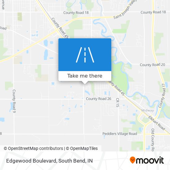 Edgewood Boulevard map