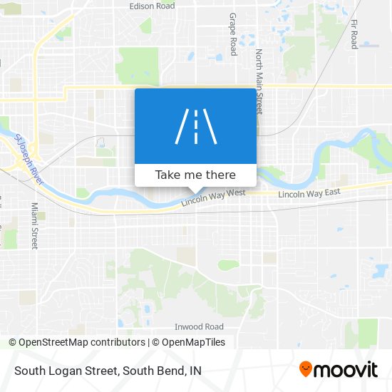 Mapa de South Logan Street