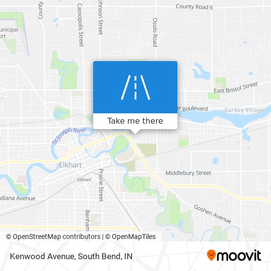 Mapa de Kenwood Avenue