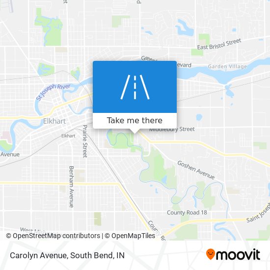 Carolyn Avenue map