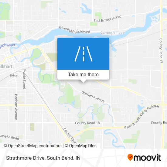 Strathmore Drive map