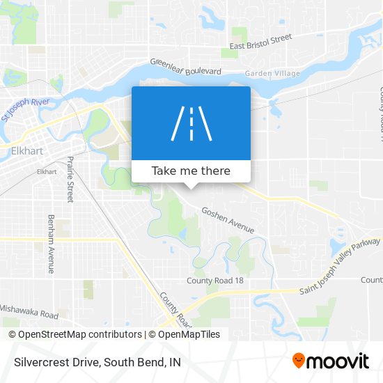 Silvercrest Drive map