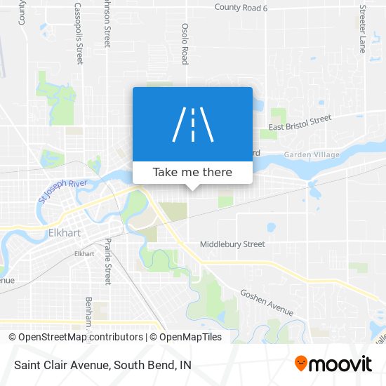 Mapa de Saint Clair Avenue