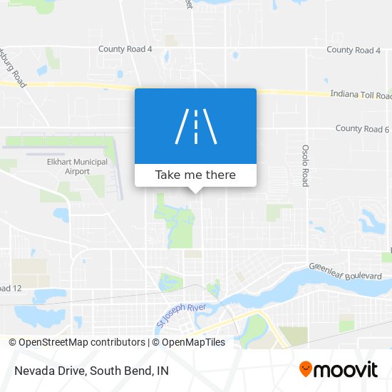 Nevada Drive map