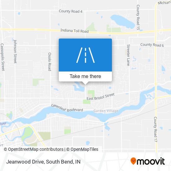 Mapa de Jeanwood Drive