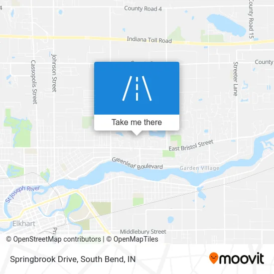 Springbrook Drive map