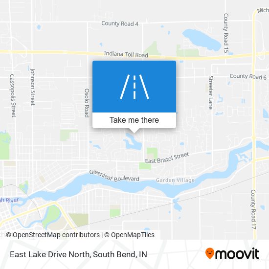 East Lake Drive North map