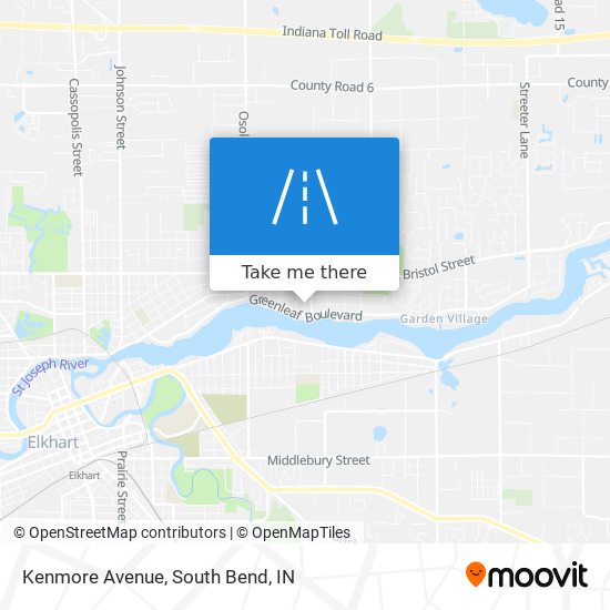 Kenmore Avenue map