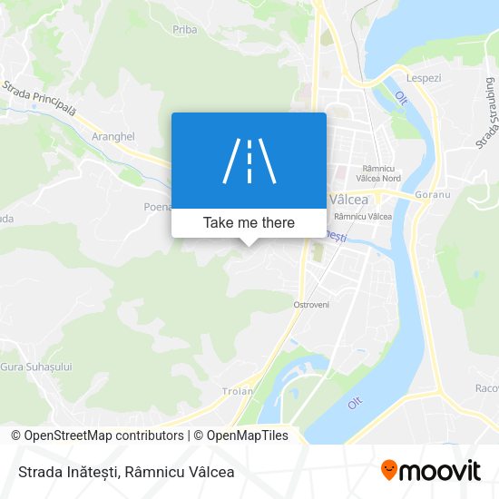 Strada Inătești map