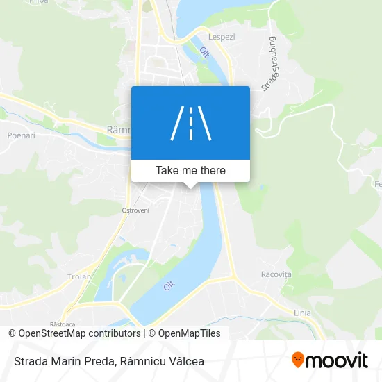 Strada Marin Preda map