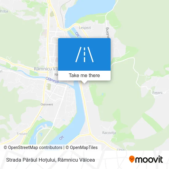 Strada Pârâul Hoțului map