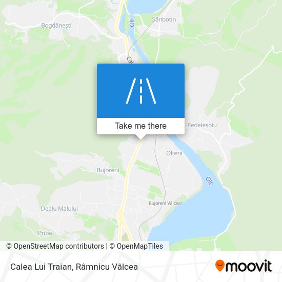 Calea Lui Traian map