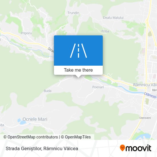 Strada Geniștilor map