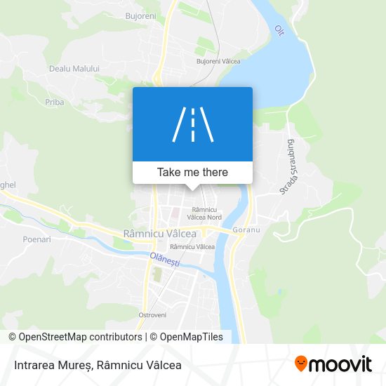 Intrarea Mureș map
