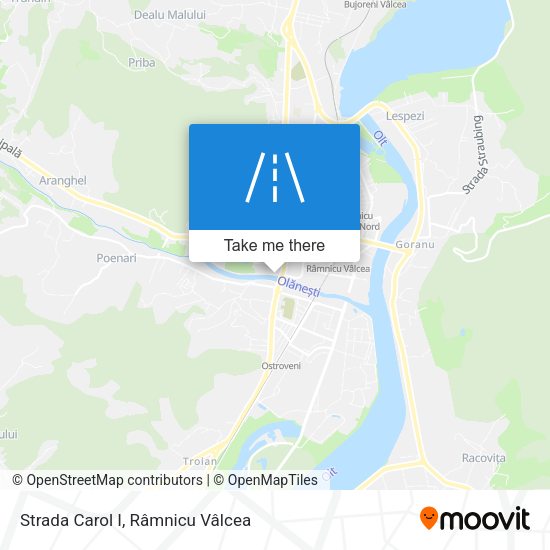 Strada Carol I map