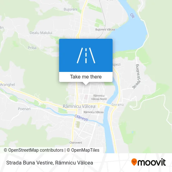 Strada Buna Vestire map