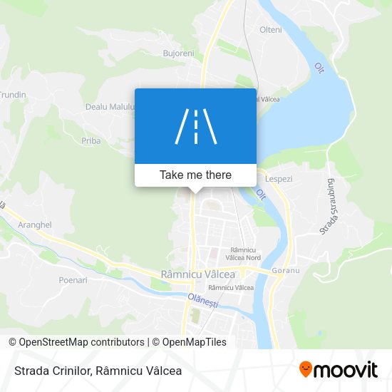 Strada Crinilor map
