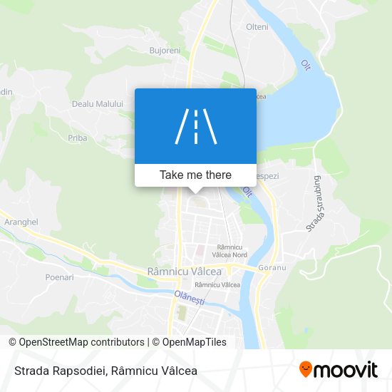 Strada Rapsodiei map