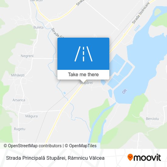 Strada Principală Stupărei map