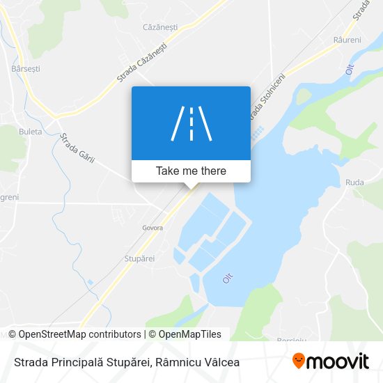 Strada Principală Stupărei map