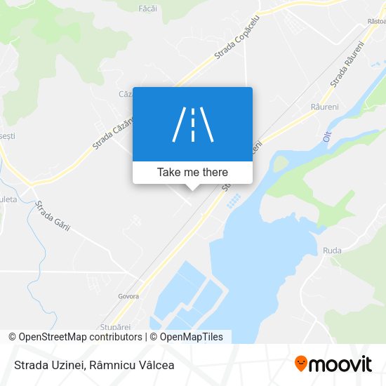 Strada Uzinei map