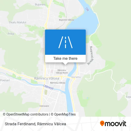 Strada Ferdinand map