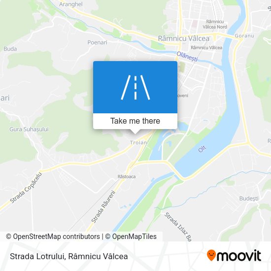 Strada Lotrului map