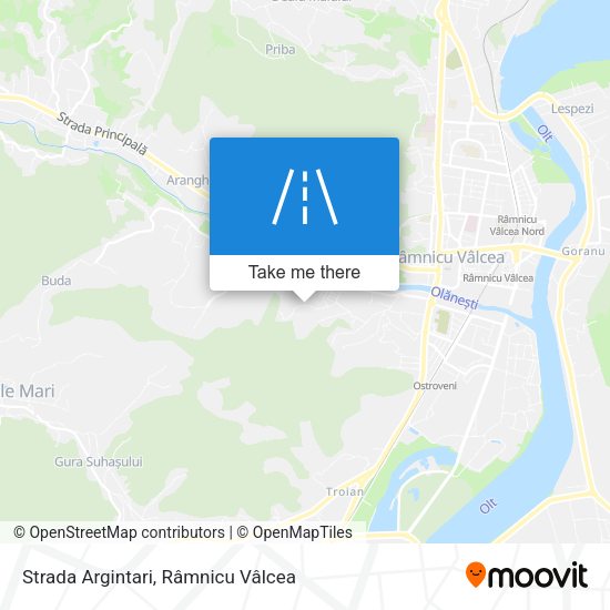 Strada Argintari map