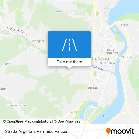 Strada Argintari map