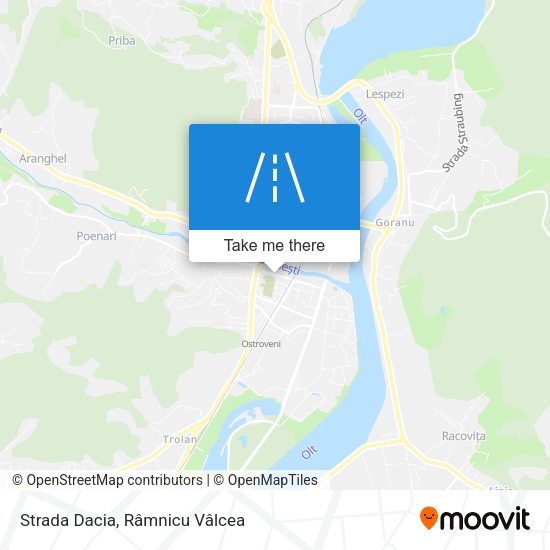 Strada Dacia map