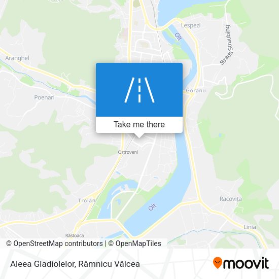 Aleea Gladiolelor map
