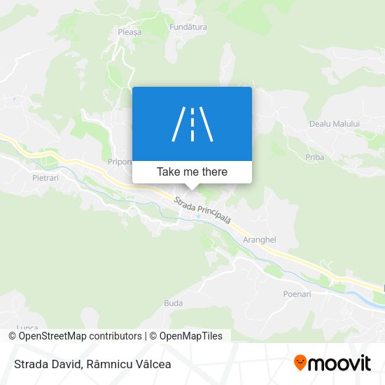 Strada David map