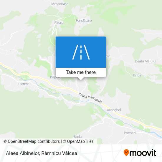 Aleea Albinelor map