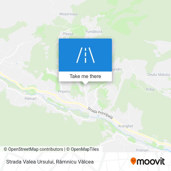 Strada Valea Ursului map