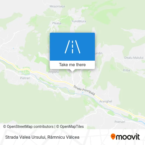 Strada Valea Ursului map