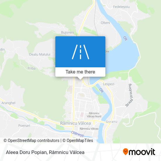 Aleea Doru Popian map