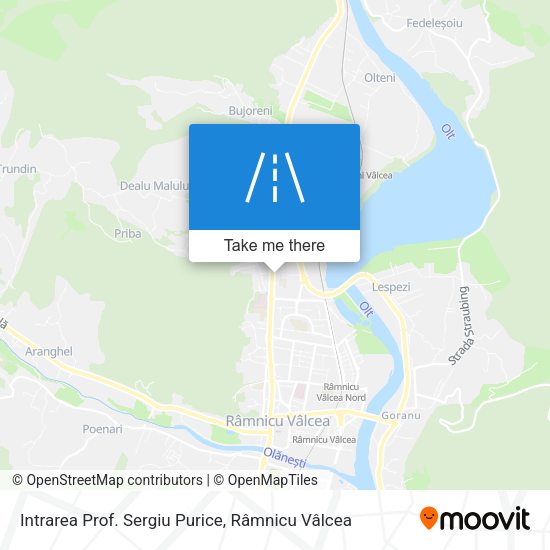 Intrarea Prof. Sergiu Purice map