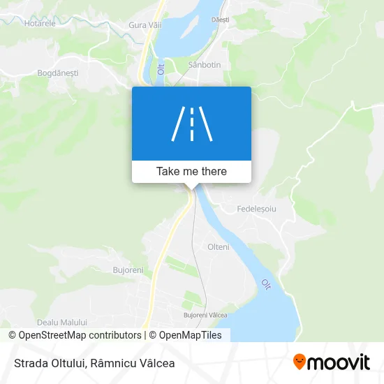 Strada Oltului map