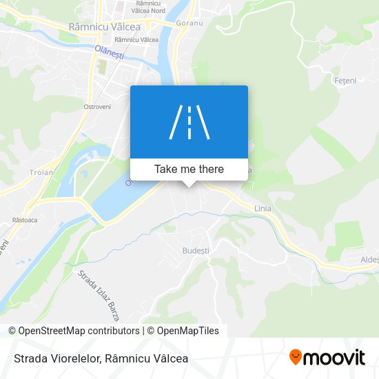 Strada Viorelelor map