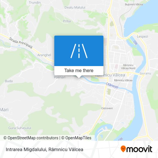 Intrarea Migdalului map