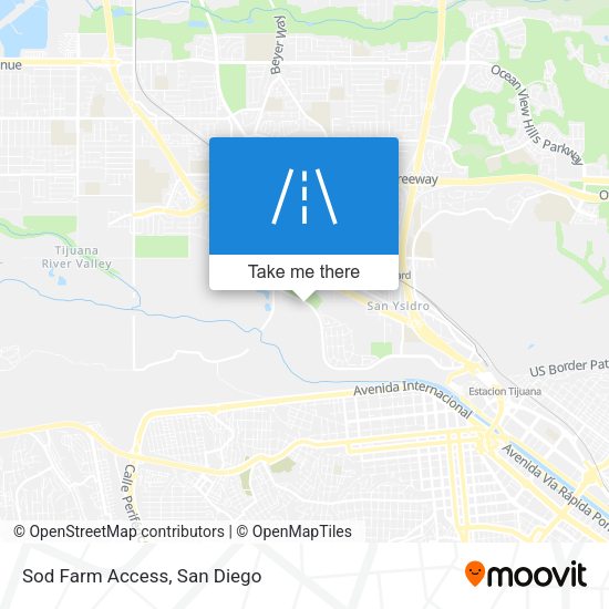 Mapa de Sod Farm Access